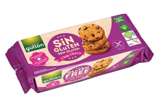 Gullón Prajituri cu chips de ciocolata fara gluten, fara zahar 130 g