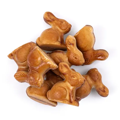 Iepurași de ciocolată cu umplutură