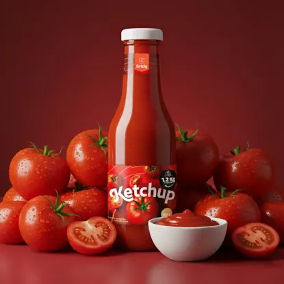 Ketchup dulce din roșii