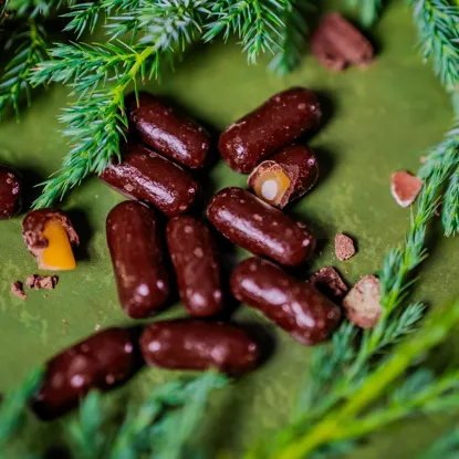 Lemn dulce în ciocolată amăruie