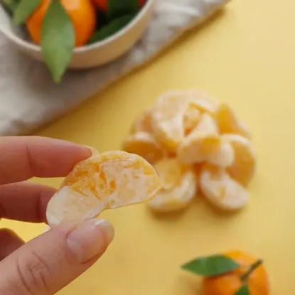 Mandarină liofilizată