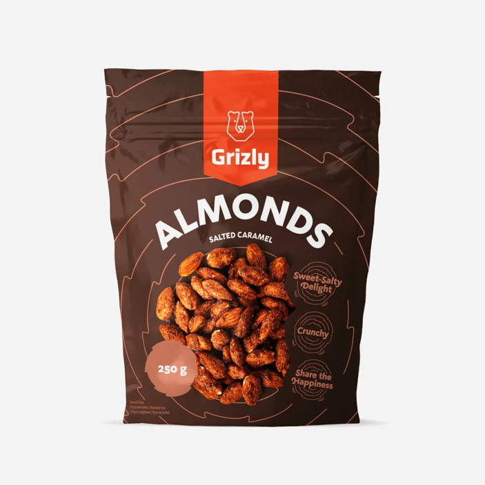 Migdale în caramel sărat