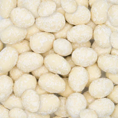 Migdale în ciocolată albă cu cocos