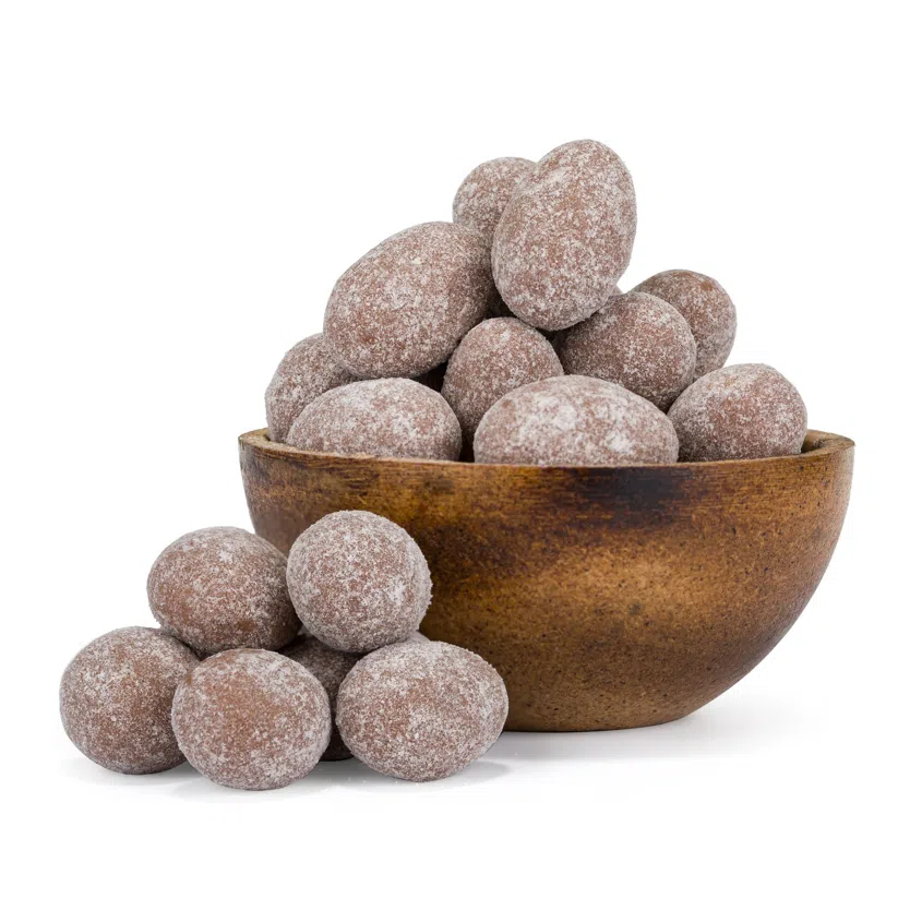 Migdale în ciocolată cu lapte cu condimente pentru turtă dulce