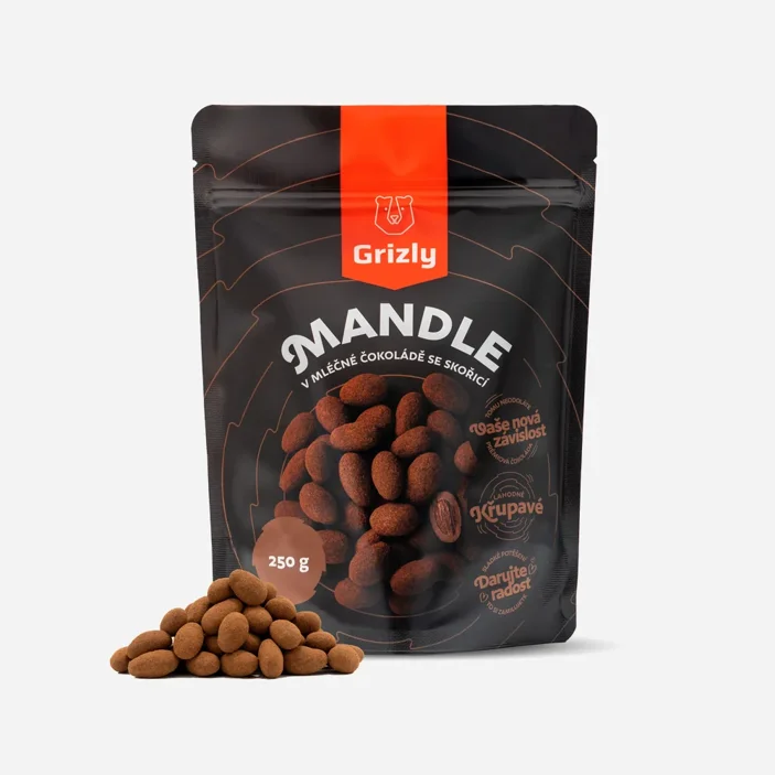 Migdale în ciocolată cu lapte și scorțișoară