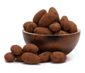 Migdale în ciocolată neagră cu cacao