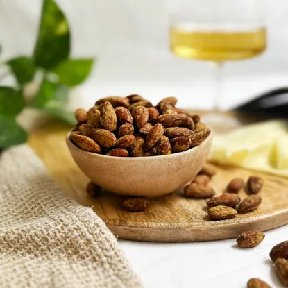 Migdale prăjite sărate cu aromă de muștar