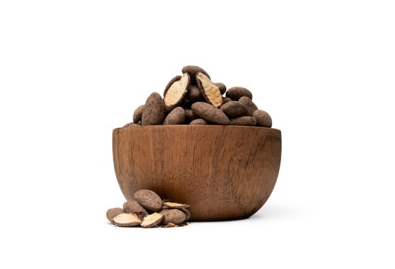 Migdale Skinny Dipped în ciocolată neagră și cacao