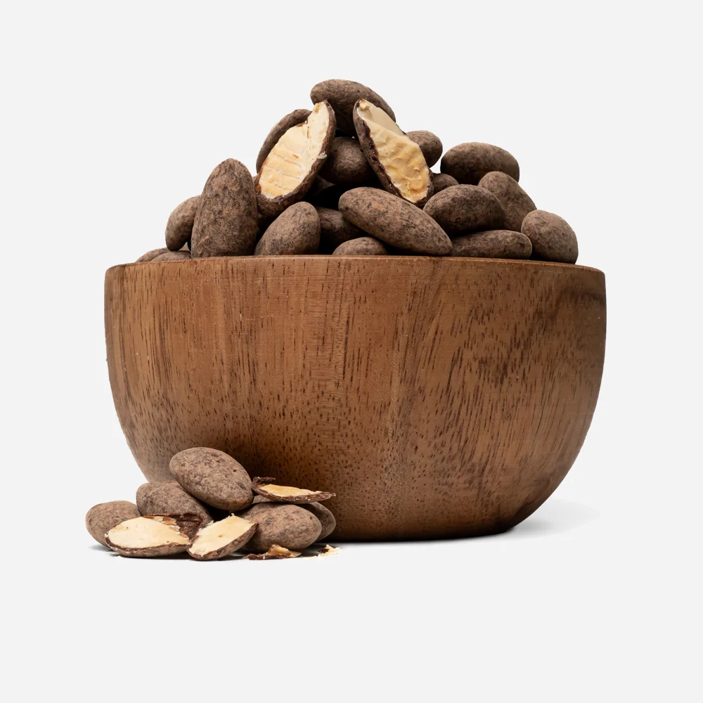 Migdale Skinny Dipped în ciocolată neagră și cacao
