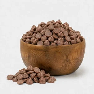 Mini bănuți de ciocolată cu cacao îndulciți cu pudră de curmale BIO