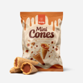 Mini cornete cu caramel sărat
