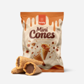 Mini cornete cu caramel sărat
