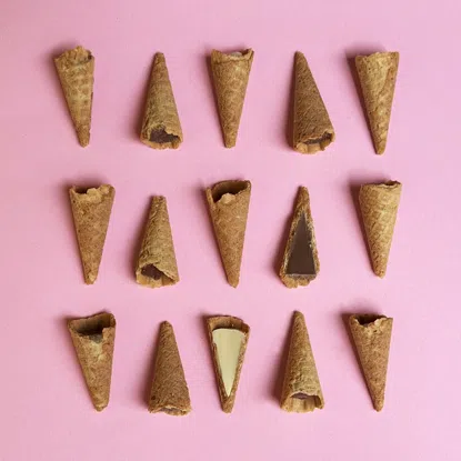 Mini cornete cu speculoos