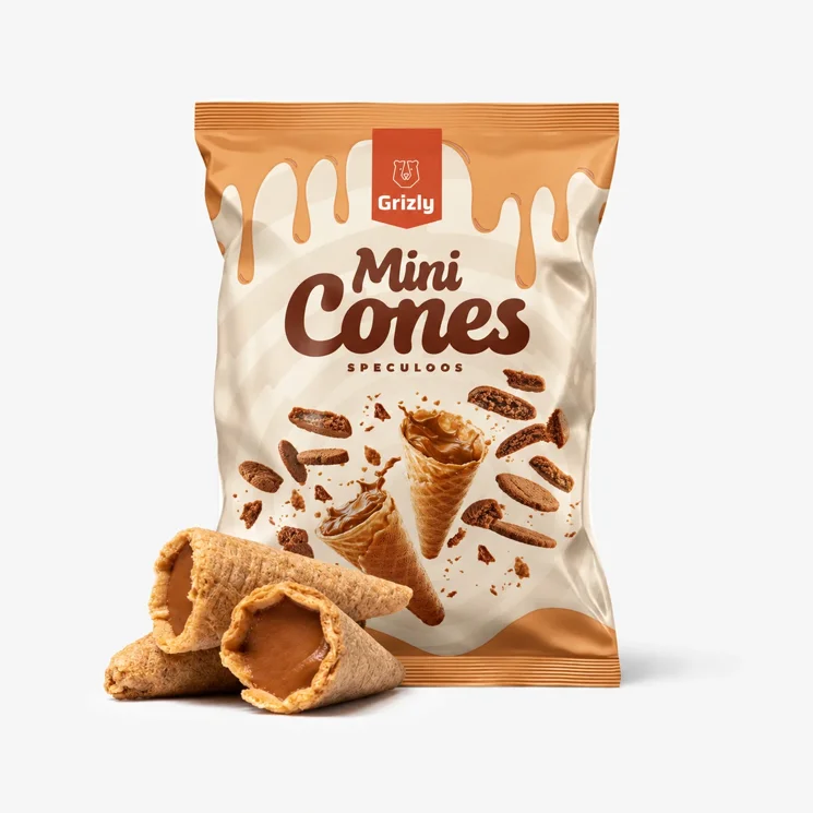 Mini cornete cu speculoos