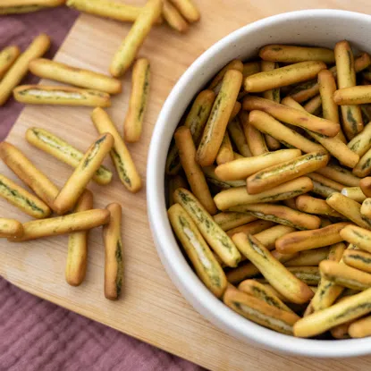 Mini Grissini busuioc usturoi