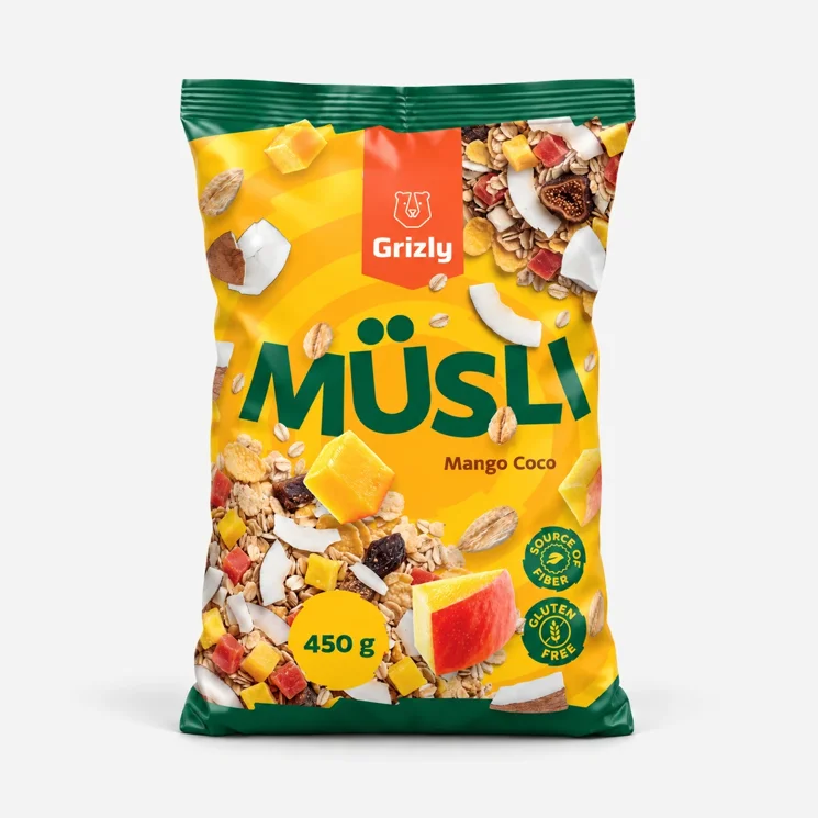 Müsli cu mango și cocos