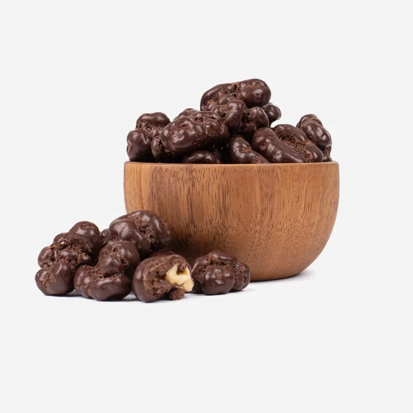 Nuci în ciocolată neagră