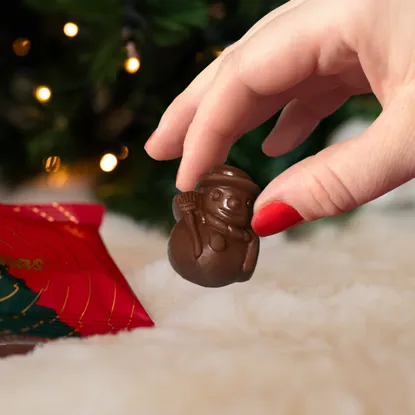 Omuleți de ciocolată cu umplutură