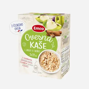 Ovesná kaše s jablky a skořicí 5x55 g