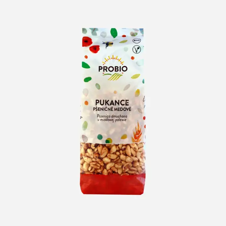 Pšeničné pukance medové  BIO