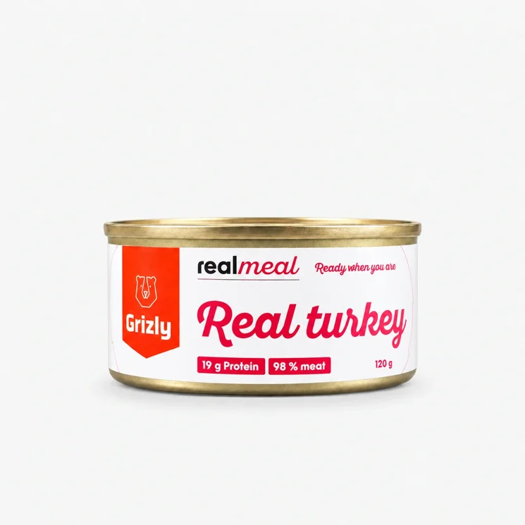 REAL MEAL Carne de curcan în suc propriu