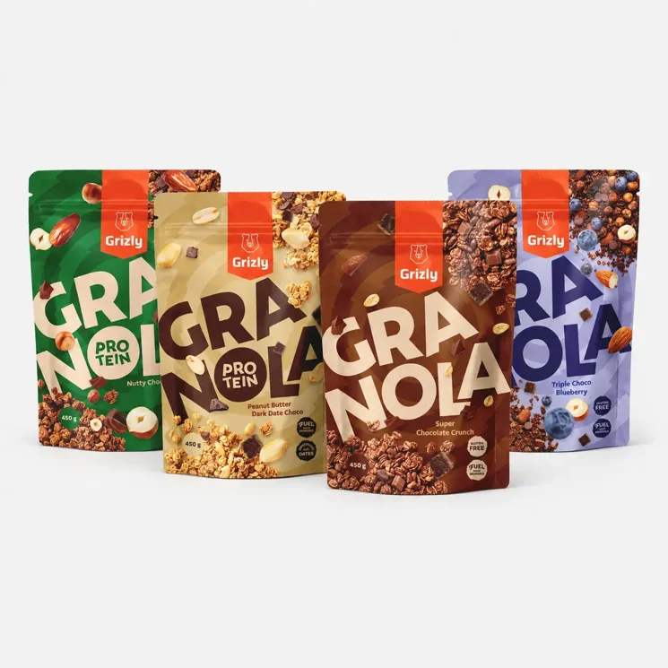 Set Granola Dimineață cu ciocolată (4 x 450 g)