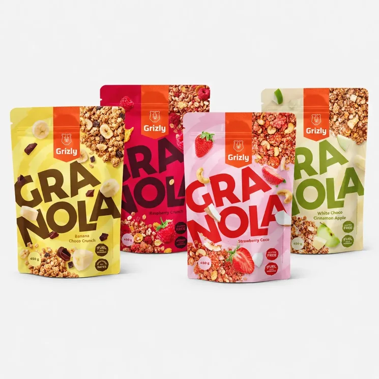 Set granola Dimineață fructată (4 x 450 g)