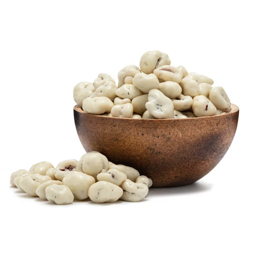 Stafide în glazură de iaurt