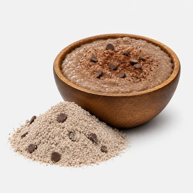 Terci de griș cu cacao fără fierbere