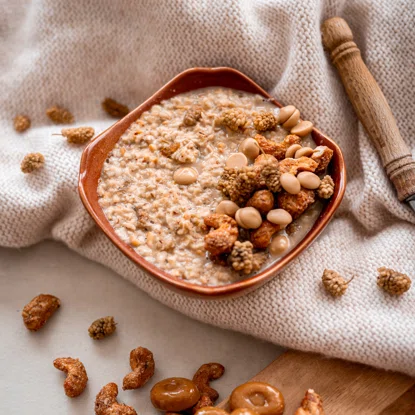 Terci de ovăz caramel & dud alb