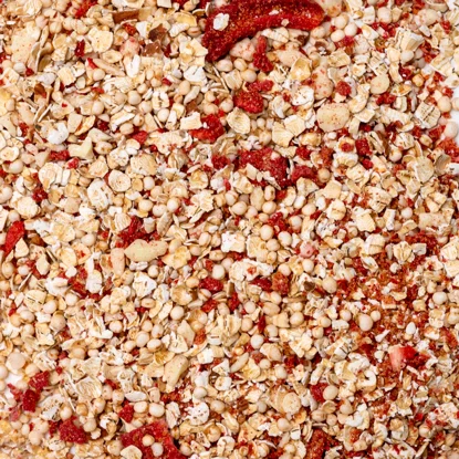 Terci de ovăz ciocolată albă & căpșuni