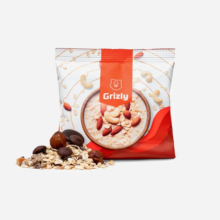 Terci de ovăz cu ciocolată neagră & alune de pădure