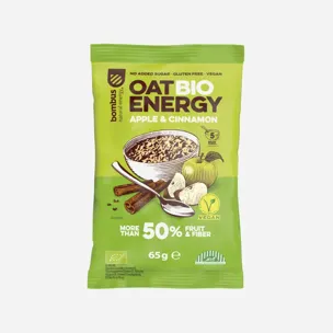 Terci de ovăz fără gluten ENERGY măr & scorțișoară BIO