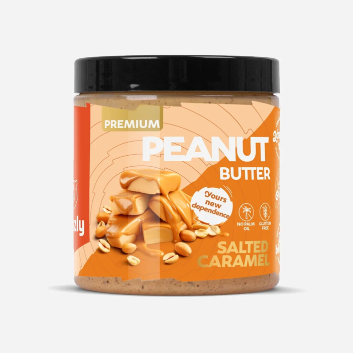 Unt de arahide cu caramel sărat premium