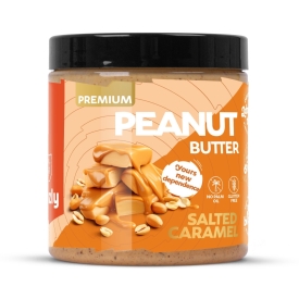 Unt de arahide cu caramel sărat premium