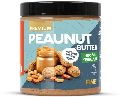 Unt de arahide fin premium