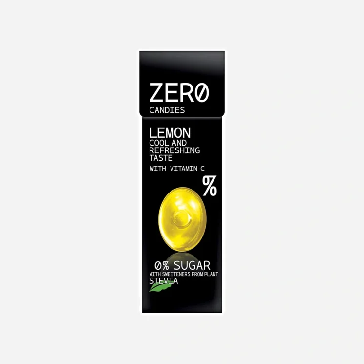 ZERO Candies Lemon – bomboane fără zahăr